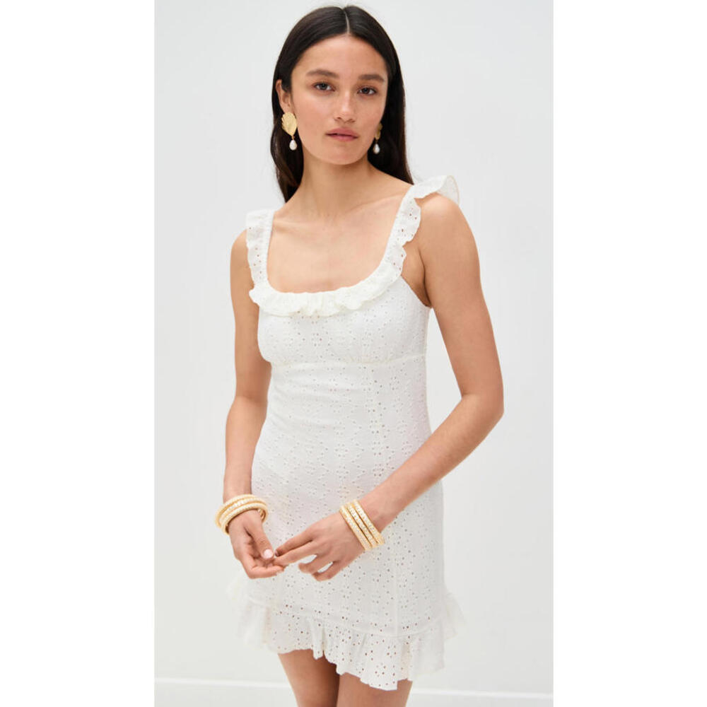NWT! Reformation Nora Knit Dress in Ivory Size Large